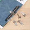 YBEATY 5 Pcs Metal Pen Holder Adjustable Single Spring Loop