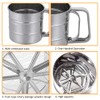 Flour Sieve, Cup Stainless Steel Mesh Flour Shaker, Baking Tool