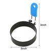 4pcs Egg Rings for Frying, Stainless Steel Egg Rings with