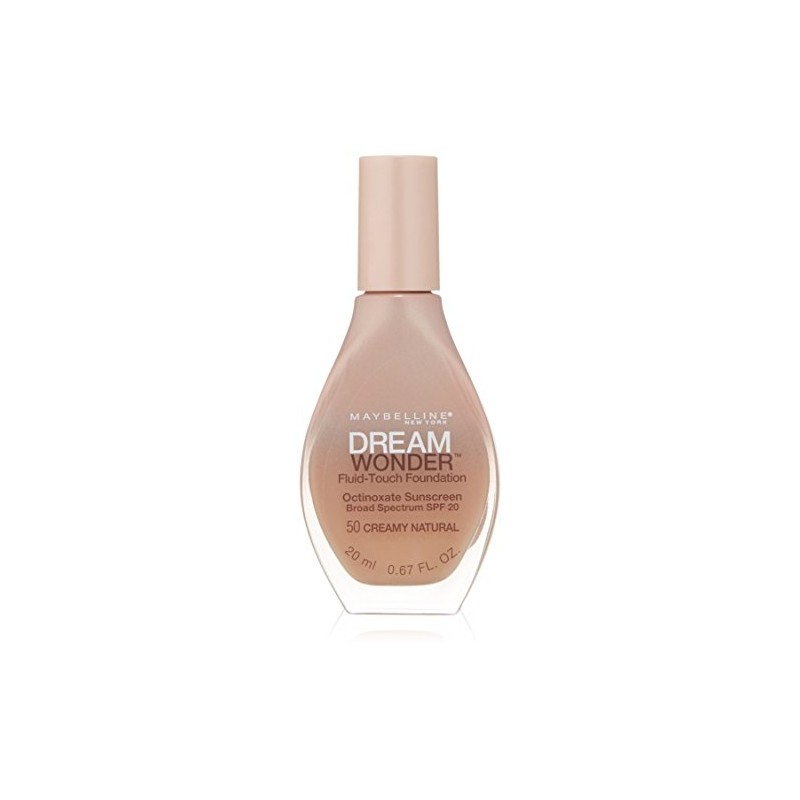 Maybelline New York Dream Wonder Fluid-Touch Foundation, Creamy Natural, 0.67