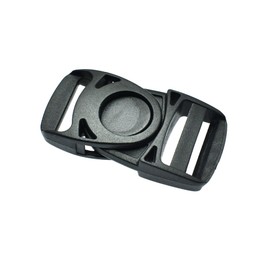 sacoora 10pcs Plastic Side Release Center Buckles Swing Head Swivel style Backpack Straps (Webbing Size 25mm)