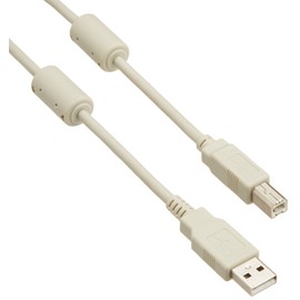 バッファロー BUFFALO USB2.0ケーブル2.0m アイボリー BSUABFC220IV