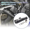 Gearzaar 38-51mm Universal Motorcycle Exhaust Muffler Pipe Slip on with