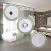 Poposa Heavy Duty Shower Curtain Liner Clear, Waterproof PEVA with