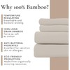 FabGoods Bamboo Fitted BedSheet (Warm Taupe)