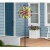 QVC Plow & Hearth Interchangeable Garden Wind Spinner - Color: