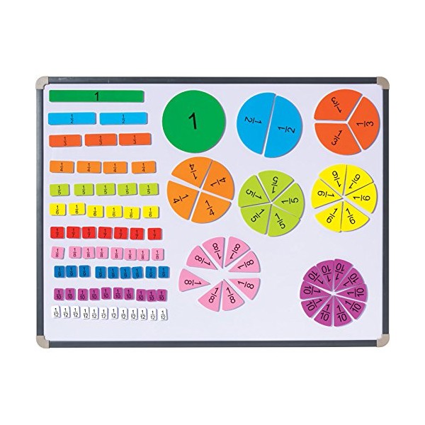 Didax Educational Resources Magnetic Fraction Tiles