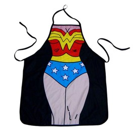 Shukqueen Wonder Woman Apron Anime Cartoon,Couples Apron Kitchen Aprons Funny Personality Originality Cooking Aprons Christmas Gift