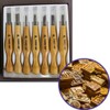 Mikisyo 800077 Power Grip Chisel, Set of 7