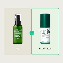 PURITO Suero facial con Centella Asiática 60 ml - Serum Coreano hidratante Calmante para piel grasa y sensible - Skincare Coreano con Niacinamida y Pa