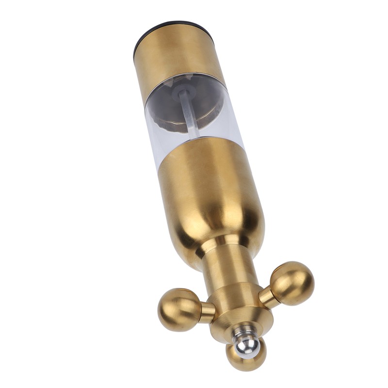 Stainless Steel Pepper Mill Manual Faucet Valve Shape Black Pepper