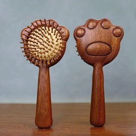 [SS62] Selling On Hair Comb Wooden Brush Sole FREE / [에스에스62]셀링온 머리빗 원목브러쉬 발바닥FREE