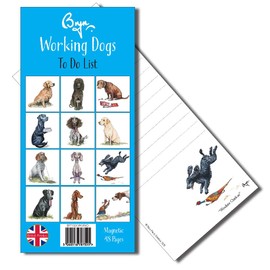 to Do List Magnetic Notepad. Working Dogs by Bryn Parry