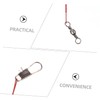 NOLITOY 100pcs Fishing Wire Leader with Swivel Bite-Resistant Rig for