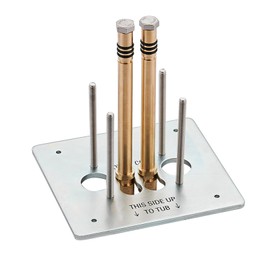 R4700-FL Floor-Mount Rough-In Valve, Compatible with Delta Freestanding Tub Fillers, Chrome