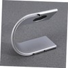 KOMBIUDA U Shaped Silver Charging Dock for Sturdy Non Slip