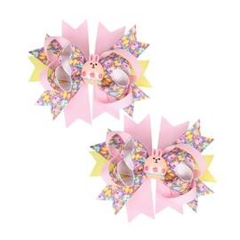 Easter Bunny Ears Hair Clips Glitter Easter Bunny Hair Clips Cute Rabbit Hair Barrettes Easter Hair Clips Hairpins Alligator Clips Hair Accessories.(FC4) (Type B)