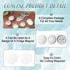 Liliaafar 60 Sets 58mm Button Supplies and 60 Sets Fridge