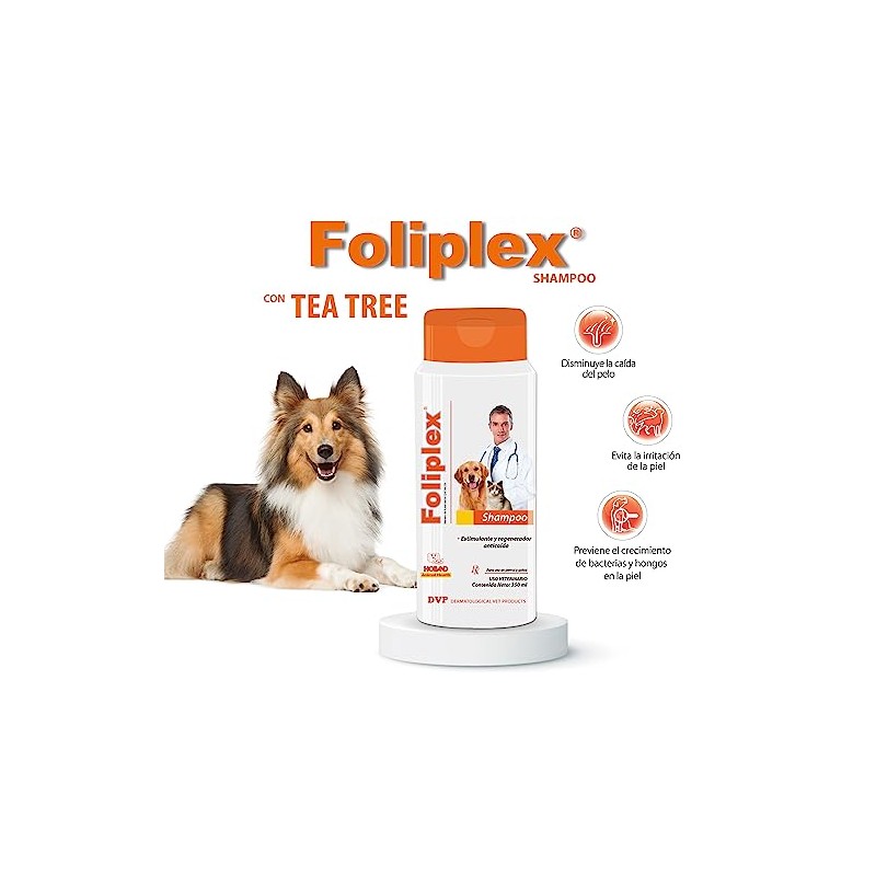 HOLLAND Shampoo Foliplex, Estimulante y Regenerador Anticaída.