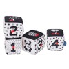 4pcs Baby Cloth Blocks Toy Letters Animals Learning Black White