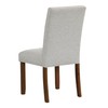 HomePop Button Tufted Fabric Dining Chairs - Slate Gray Woven