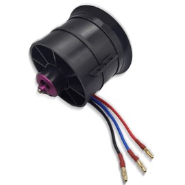 DD 90mm EDF 12 Blades Ducted Fan with 1450KV RC Brushless Motor Balance Tested for EDF 6S RC Jet Airplane