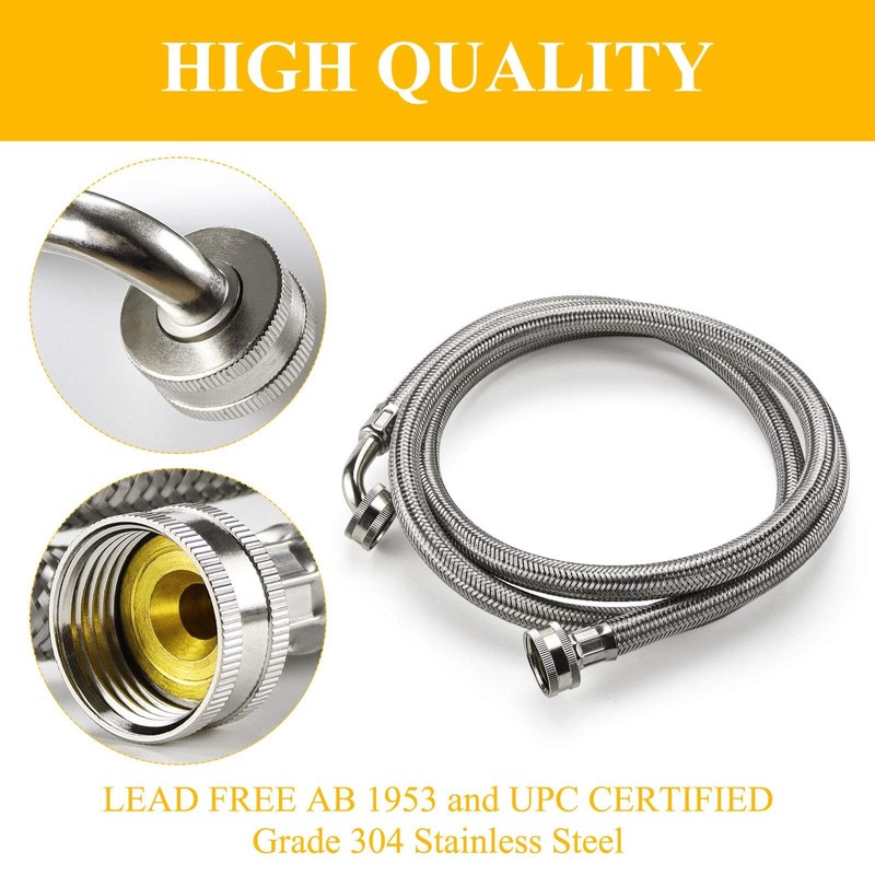 4 Ft Steam Dryer Hose Installation Kit - 90 Degree