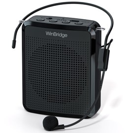 WinBridge Voice Amplifier with Portable Microphone, Teacher Microphone for Classroom,Tour Guide Speaker, Headset Mic for Group Instructor, Megaphone Mic, Clear Sound| No Feedback, WB008 2025 New