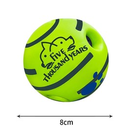 Baoyemes Pet Squeaky Ball, Indestructible Dog Ball Toy, Squeaky Moving Dog Ball, Interactive Dog Toy Ball, Relieve Boredom and Anxiety (3.15in)