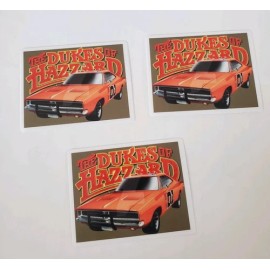 SHADY BRADY ENTERPRISES Dukes of Hazzard General Lee Dodge Charger STICKERS (3) WORLDWIDE 🌐 SHIPPING