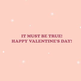 Graphique Magic Ball Handmade Valentine’s Day Card, Cute Love Funny Greeting Card, Him Her Kid, 5” x 7”