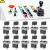 10Pcs BERM Button Switches Normally Closed Safety 2Level Knob Switch