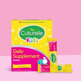 Culturelle Kids Daily Probiotic Supplement - Helps Support a Healthy Immune & Digestive System* - #1 Pediatrician Recommended Brand - For Age 3+ - 30 Single Packets
