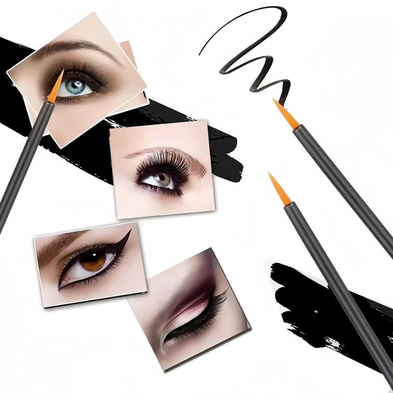 100 PCS Disposable Eyeliner and Disposable Lip Brushes Brush