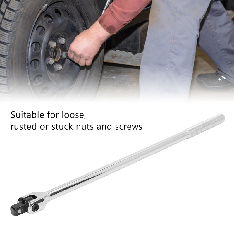 18in Breaker Bar F Steering Extended Movable Socket Wrench Handle