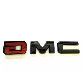 GMC Front Only Gloss Black Emblem Overlay 2019-2023 GMC Sierra 1500 2500HD 3500HD