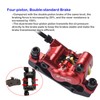 ThinkTop 4 Piston Bike Hydraulic Disc Brake, MTB Bicycle Oil