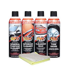 Fast Wax FW1 Detail Kit 4 Pack Waterless Car Wash and Wax