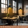 Retisee 6 Pieces Industrial Pendant Lights E26 E27 Base Black