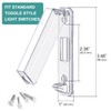 CLYMENE 4 Pack Light Switch Cover Guard, Child Proof Wall