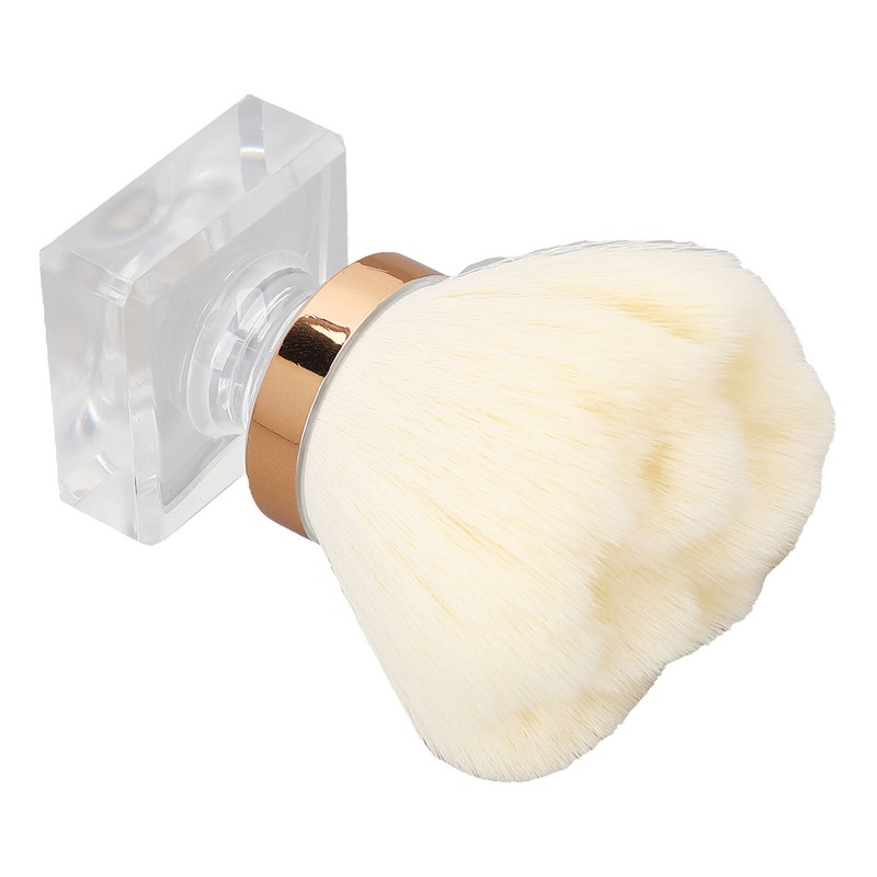Nail Art Dust Powder Cleaner Brush Soft Bristles Comfortable Grip