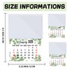 2026 Peel and Stick Calendar Stickers Hanging Mini Calendar Card
