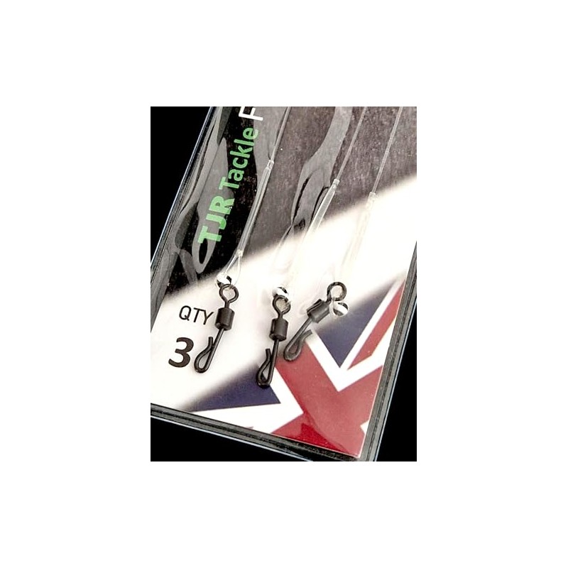 Twin Pack Fluorocarbon Leaders Quick Change Swivel Booms, 6 Booms