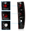 AmeriLite Red/Smoke Replacement Brake Tail Lights Set For 04-12 Chevy