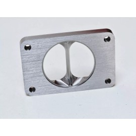 CFS T6 Divided Turbo Inlet Adapter Flange to 3.0" Exhaust Tubing Transition 1/2"