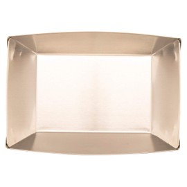 Stainless Steel French Fry Boat Tray, by GET 4-80868 (Qty,1) (Sauce Cup Sold Separately)