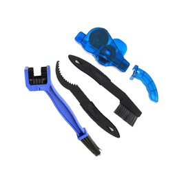 Chain Brush, Gear Cleaning Brush, Bicycle, Set of 4, Multifunctional, Cleaning Tool, Cleaning, Bicycle Maintenance, Durable, Small and Lightweight, Save Time and Effort, For Bicycles and Motorcycles (Set of 4)