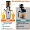 Cold Press Juicer Machine, Slow Masticating Juicer with 96%-99% High