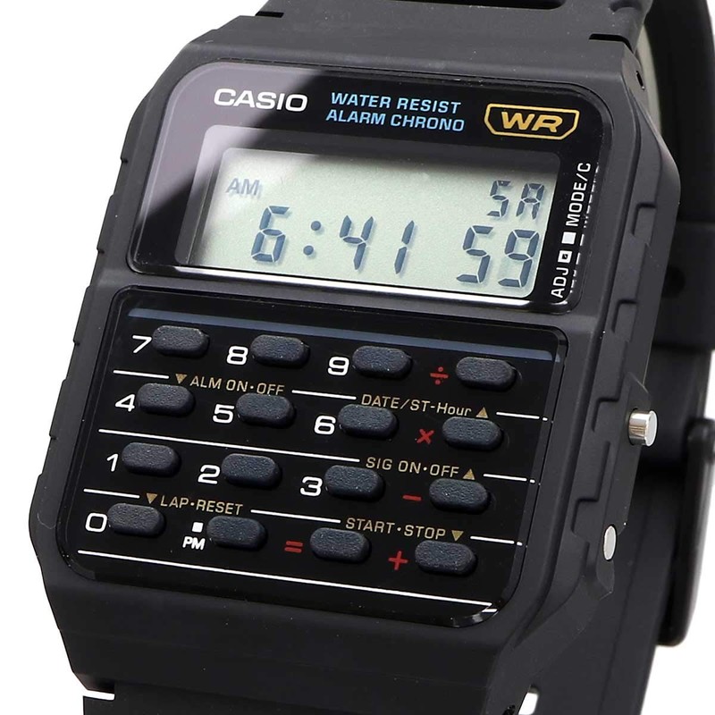 Casio Standard CA-53W-1Z Calculator Watch with Calculator Function, Overseas Model