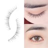 Lashidol False Eyelashes, Natural, Transparent Base, Handmade, DIY at Home,